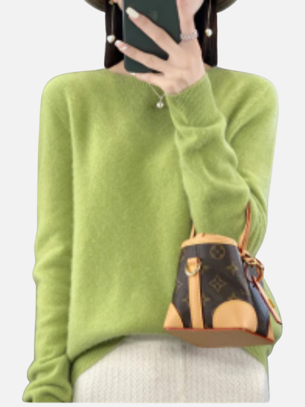 Maria | Pull en tricot doux avec col rond
