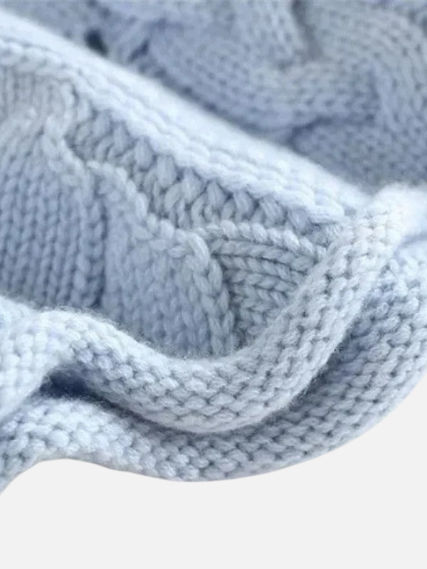 Camilla | Pull en tricot torsadé avec col roulé