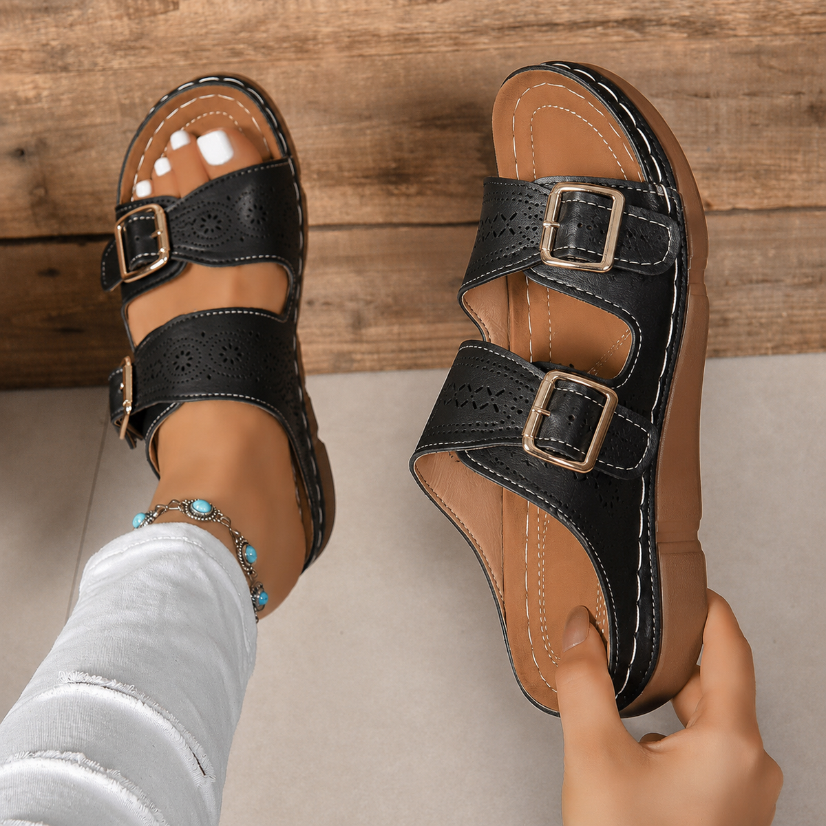 Athena™ | Sandales Orthopédiques Classiques de Soutien