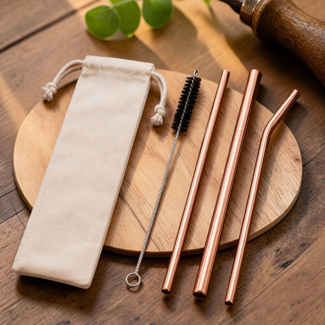 Ensemble de pailles en cuivre – Aveloire Paris