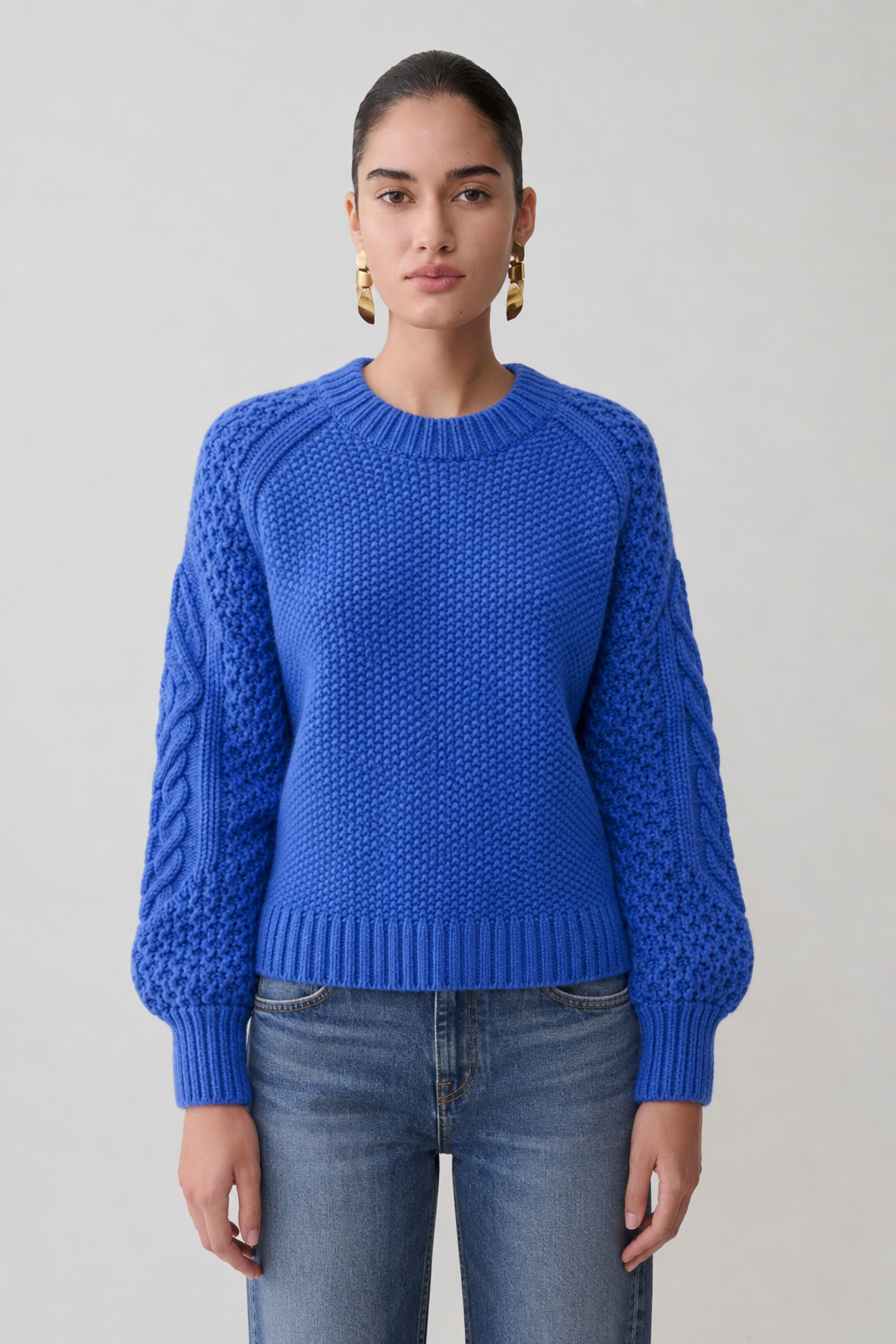 Anna | Pull en grosse maille douce avec col rond