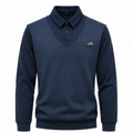 Pull 2-en-1 pour hommes avec col de chemise et décolleté en V | Valcor Zürich
