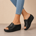 Eliza | Sandales orthopédiques à talon compensé à enfiler