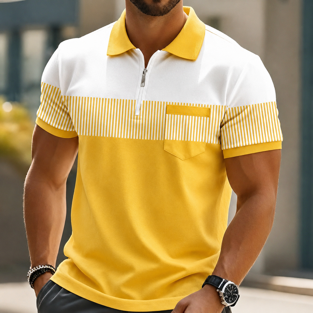Mason | Polo à Zip Élégant