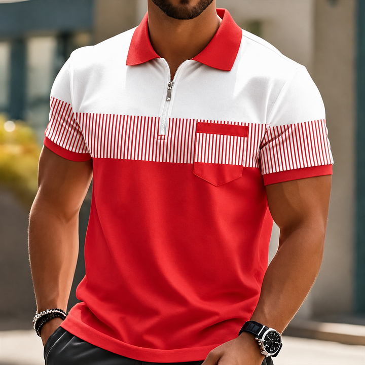 Mason | Polo à Zip Élégant