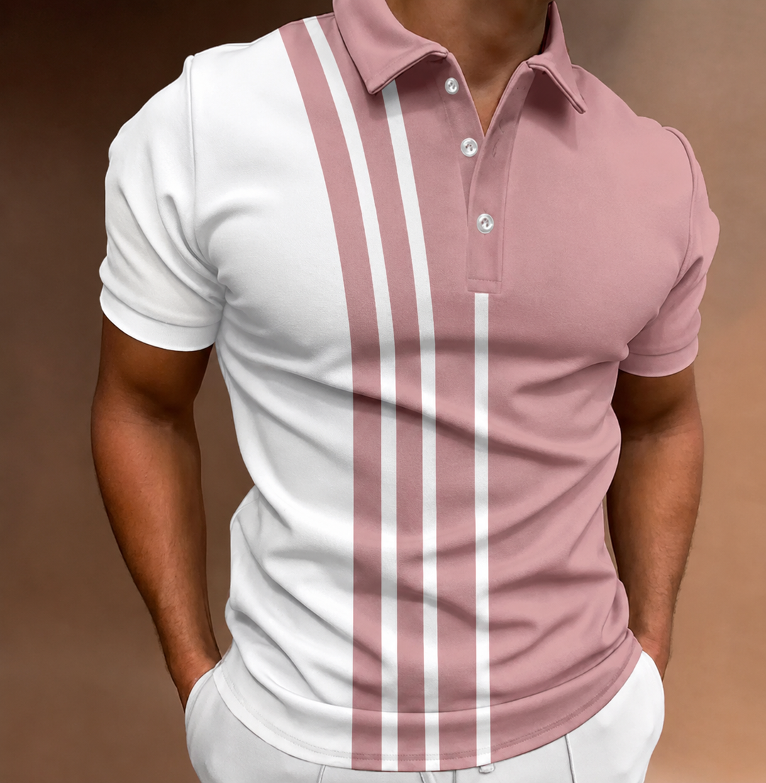 Mason | Polo bicolore élégant