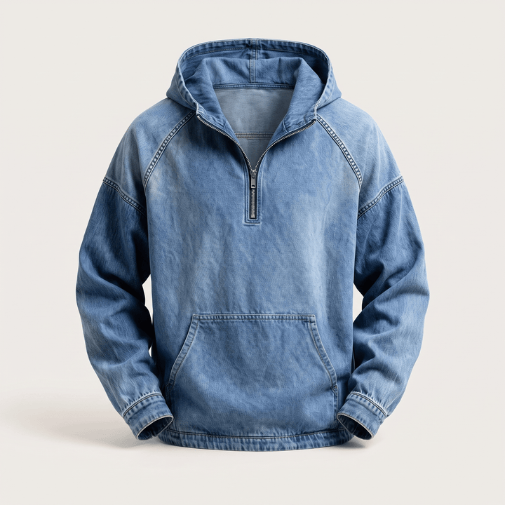 DONACCI Anorak en Denim Lavé