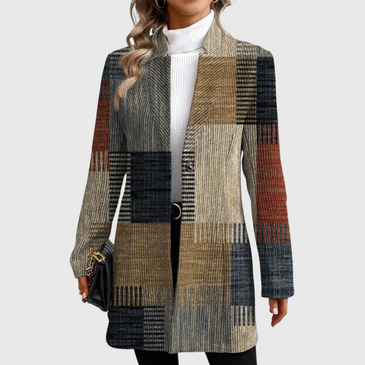 Jill – Elegant mønstret blazer
