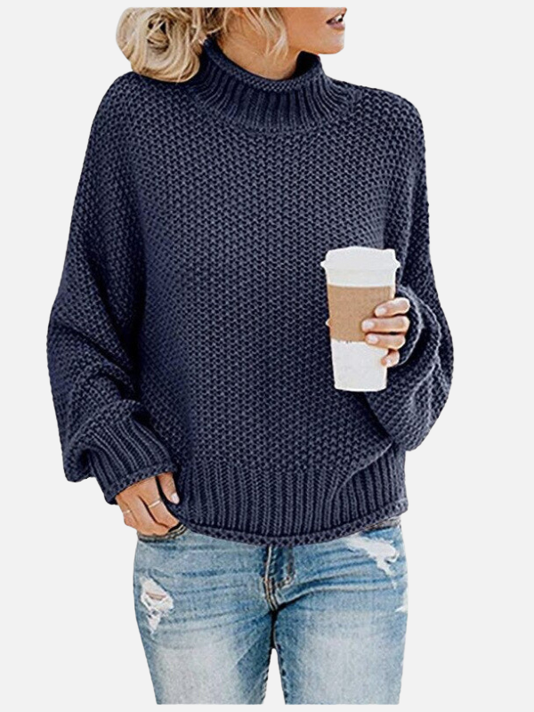 Susanne | Pull à col roulé en grosse maille pour femmes