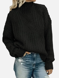 Mette | Pull en maille à col montant en torsades