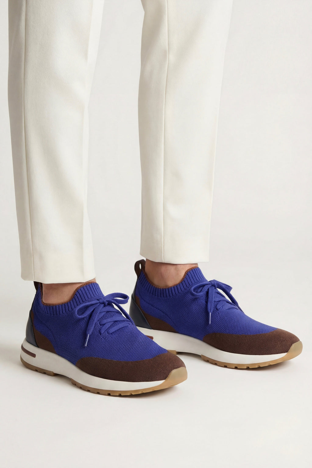 Sneaker Zurigo - Bleu/Marron