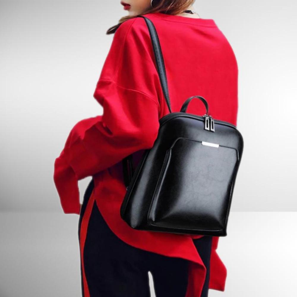 Saskia – Sac à dos à double poche classique