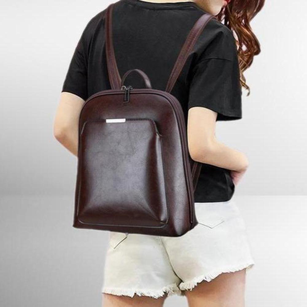 Saskia – Sac à dos à double poche classique
