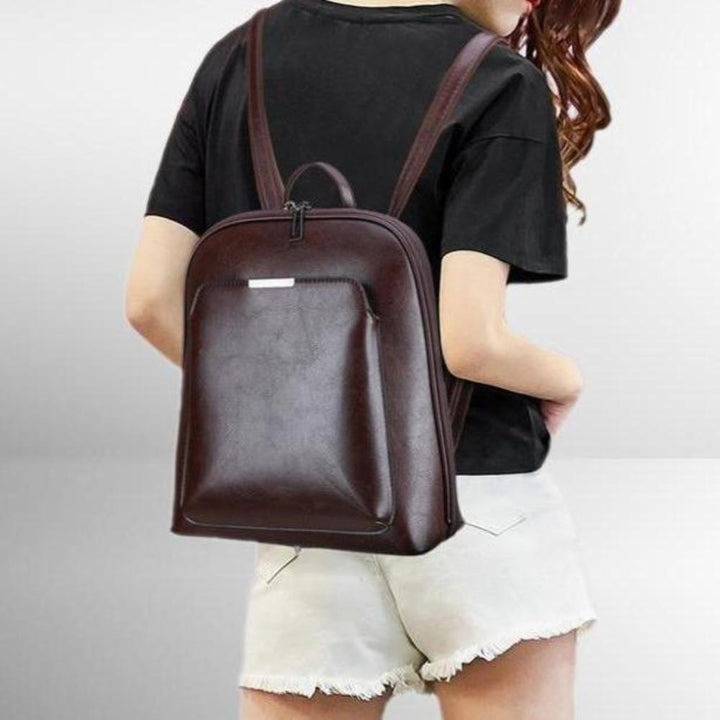 Saskia – Sac à dos à double poche classique