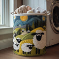 Katrine™ | Panier à linge matelassé Lamb Meadow