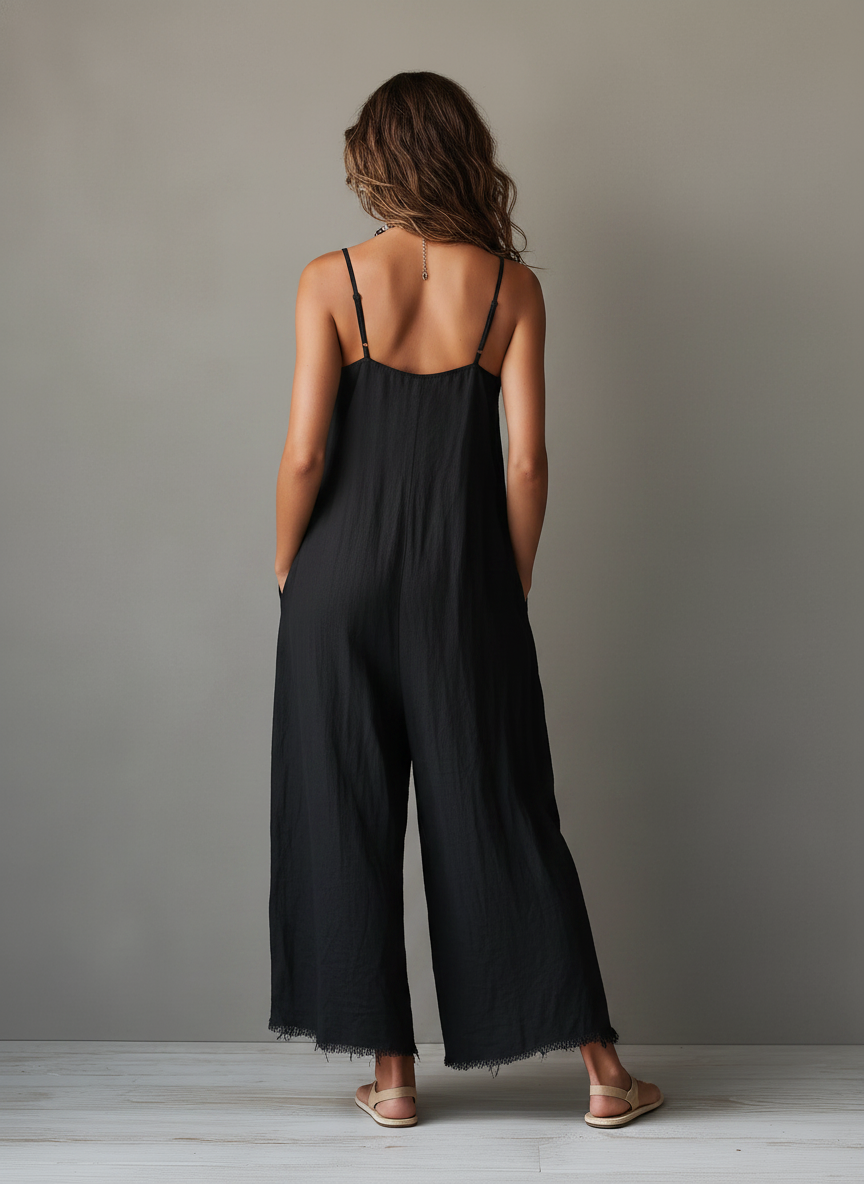 Pascale | Salopette en lin minimaliste pour femmes