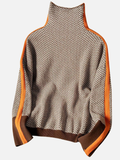 Susanne | Pull à col roulé à motifs en tricot