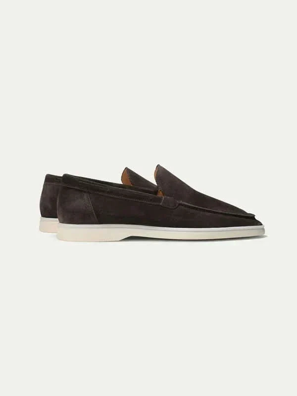 Mocassin Classique en Suède Marron