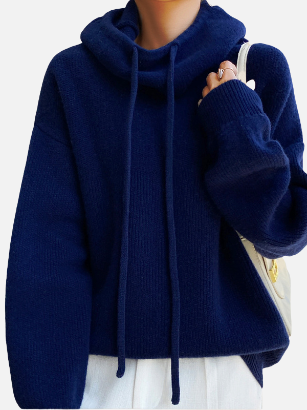 Marianne | Hoodie en tricot oversize, tricot avec capuche