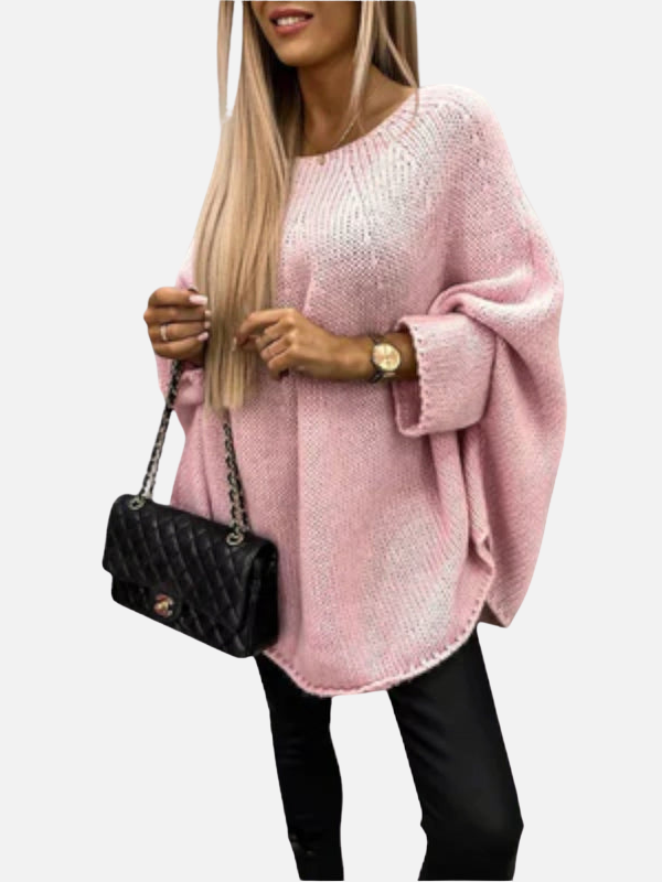 Maria | Poncho en Tricot Oversize, Pull Poncho