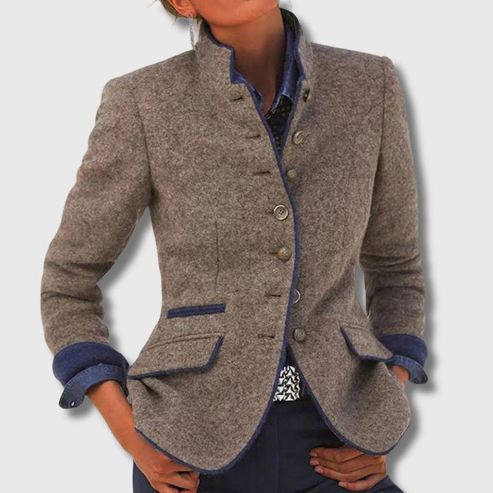 Margaret – Klassisk blazer i uldblanding