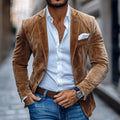 Moderne brun blazer til herrer
