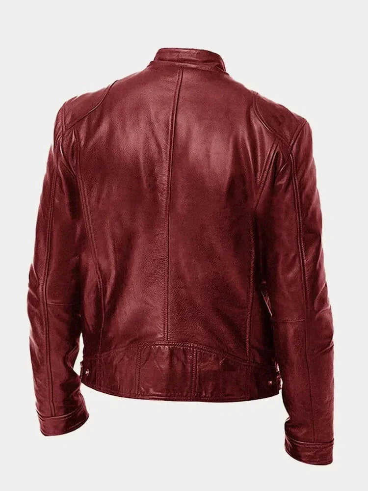 Mænds Klassiske Bikerjakke
