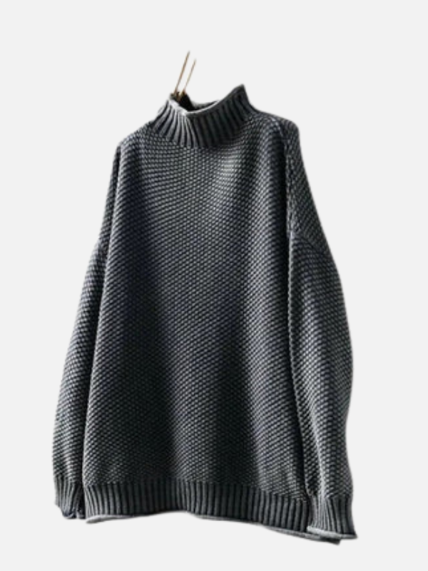 Karen | Pull à col roulé en doux tricot épais