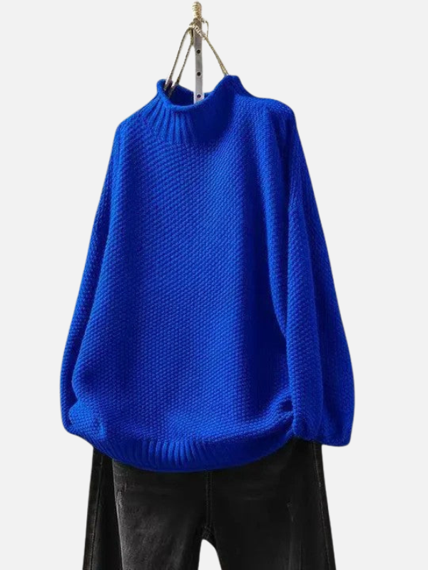Karen | Pull à col roulé en doux tricot épais
