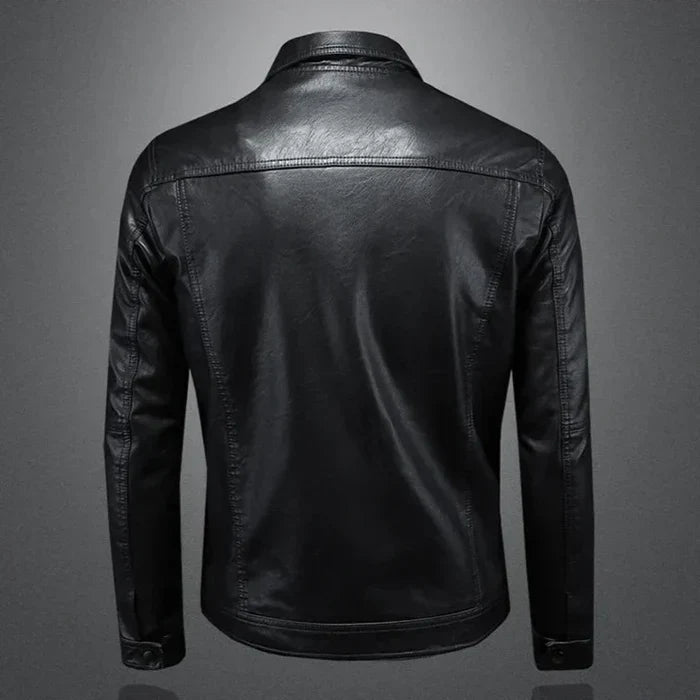 Jakke i bikerstil til herrer