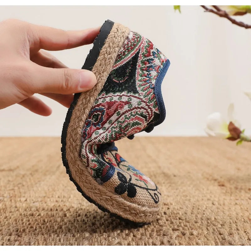 Lily | Chaussures en toile tissée à lacets
