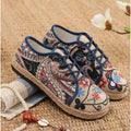 Lily | Chaussures en toile tissée à lacets