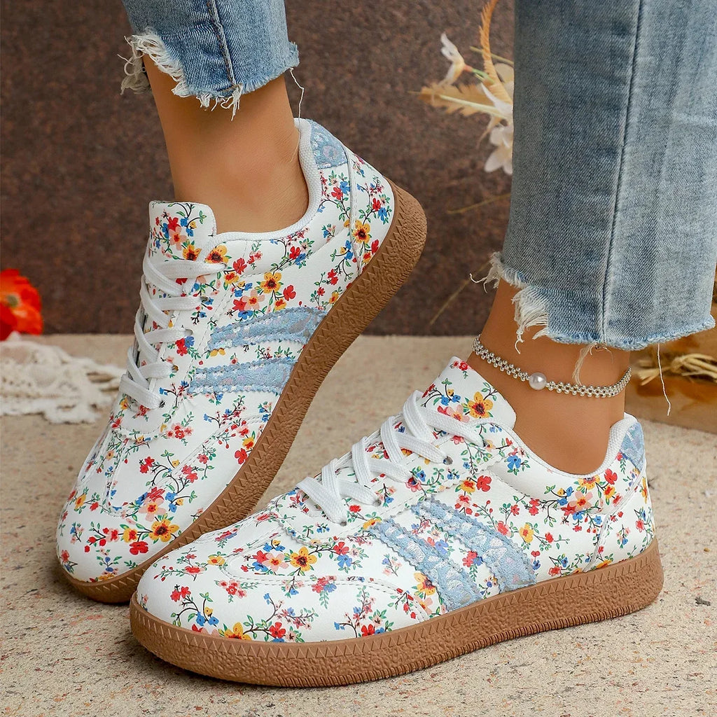 Evie | Chaussures légères et respirantes à motif floral