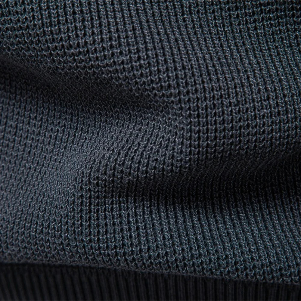 Pull en tricot pour hommes avec col rond et manches raglan | Valcor Zurich