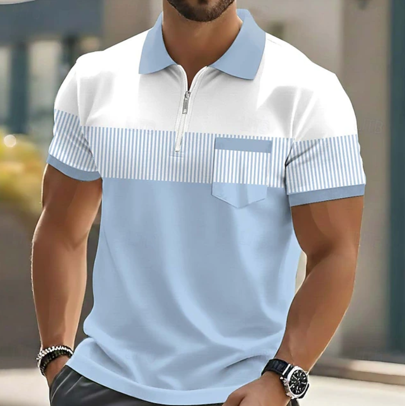 Mason | Polo à Zip Élégant