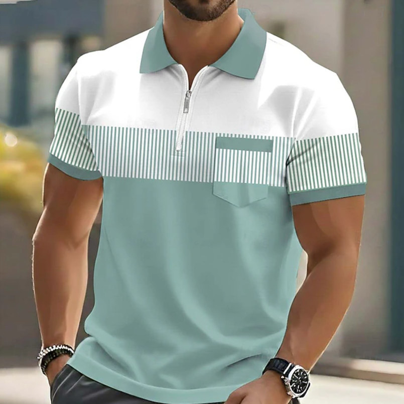 Mason | Polo à Zip Élégant
