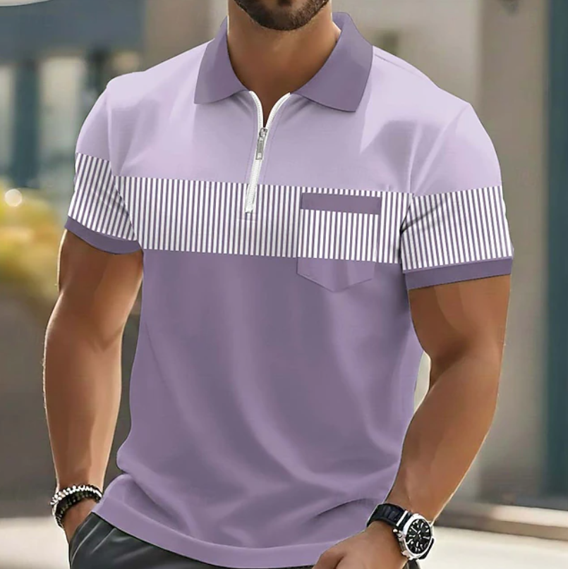 Mason | Polo à Zip Élégant