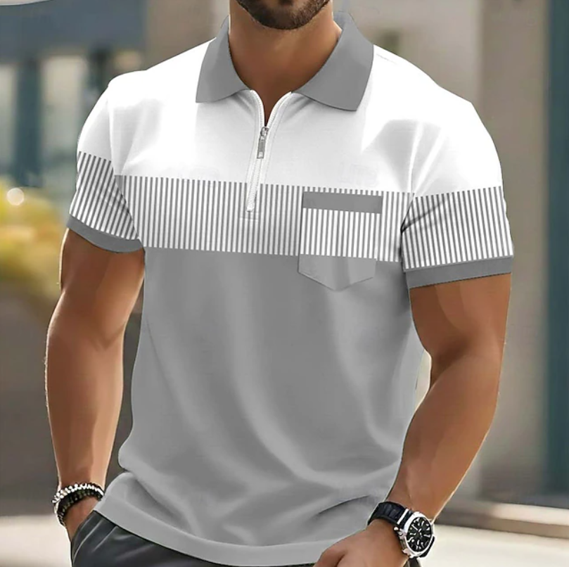 Mason | Polo à Zip Élégant
