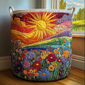Lalage™ | Panier à linge matelassé Sunlit Bliss