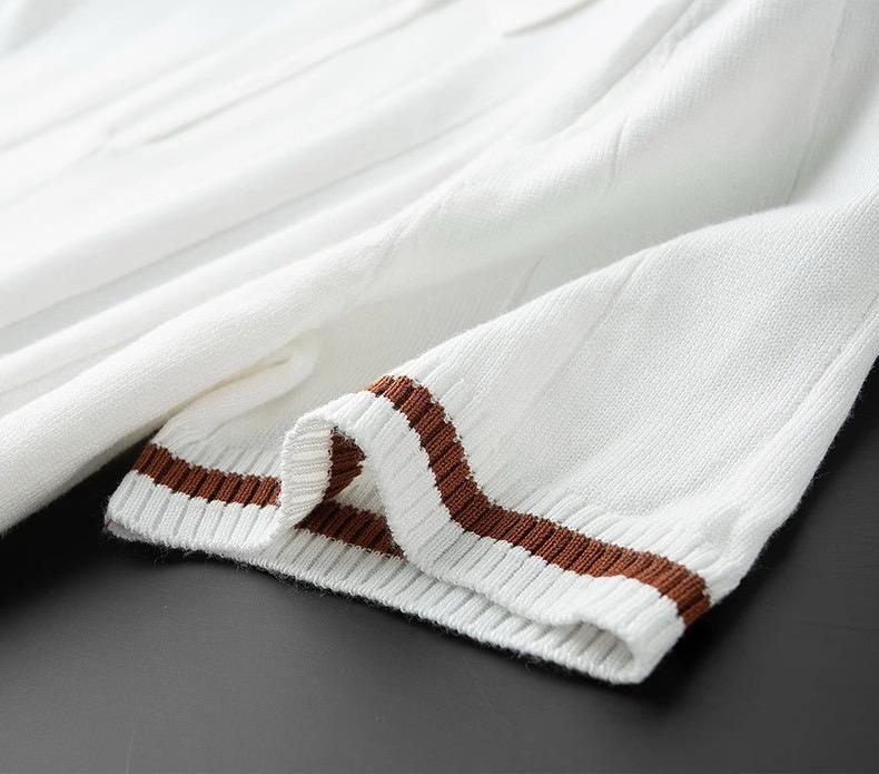 Clark | Polo-Shirt à Zip Strick