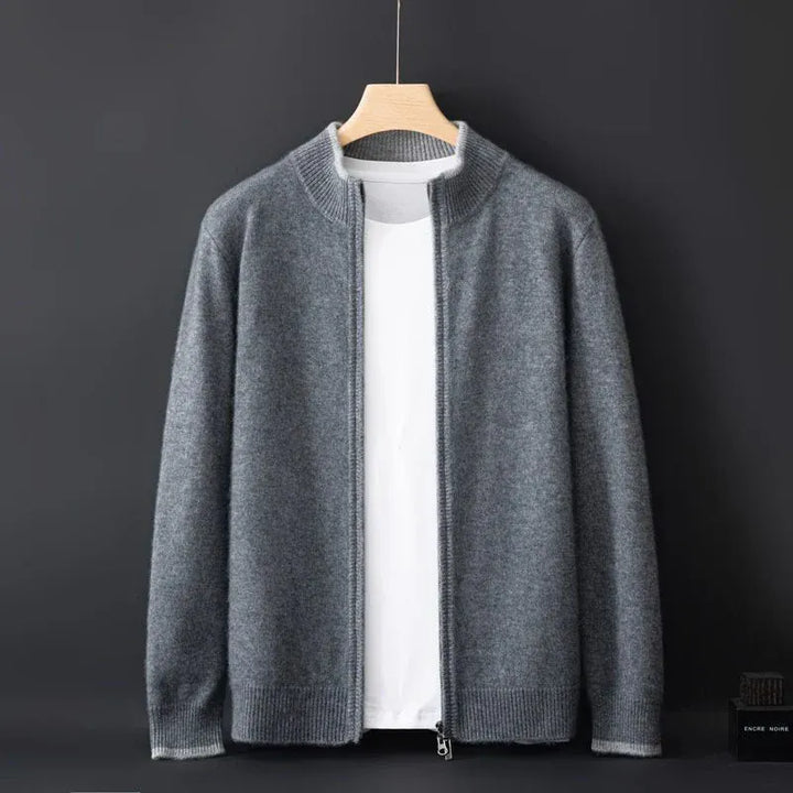 Veste zippée en cachemire DONACCI