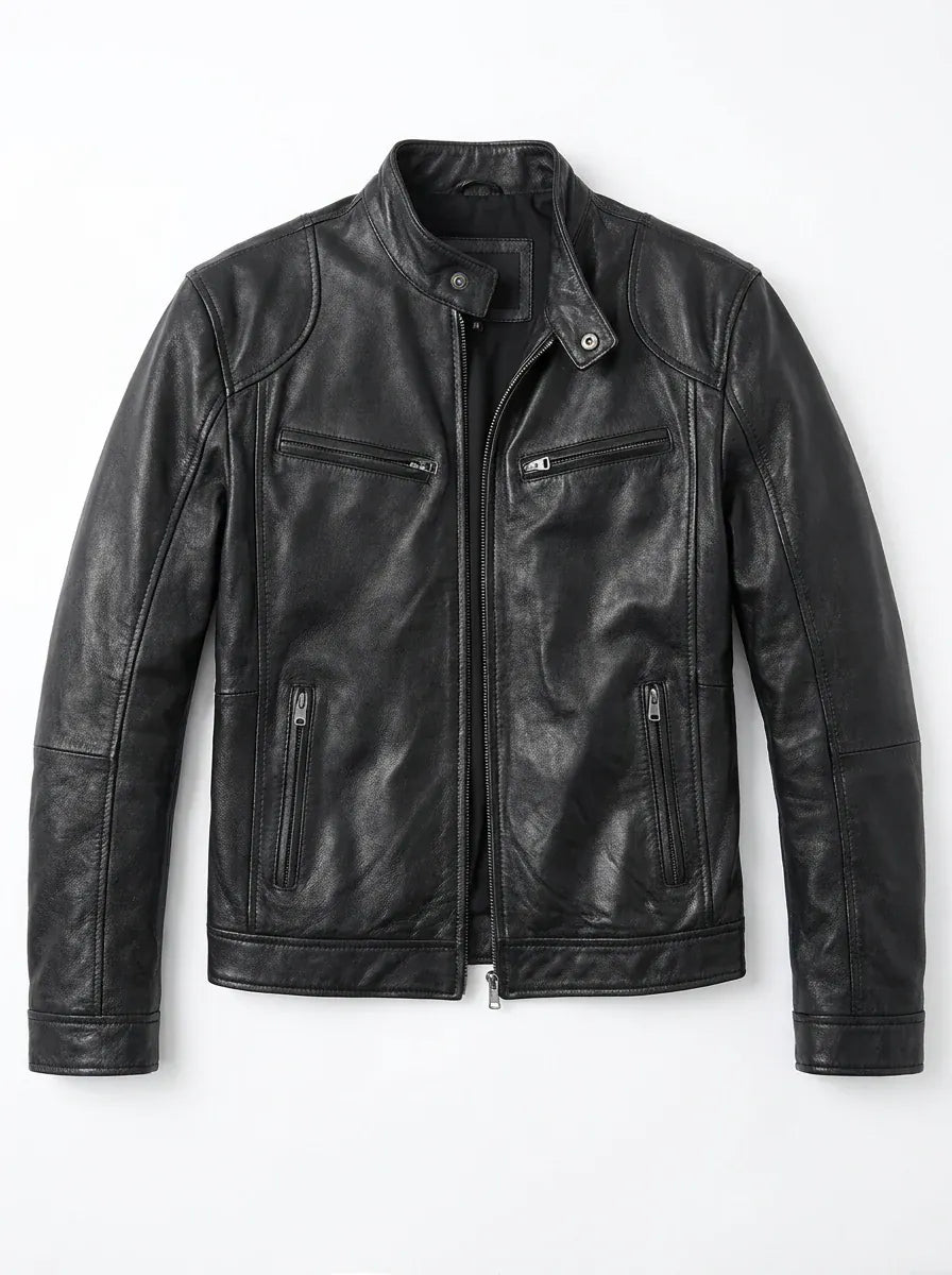 Veste en cuir DONACCI