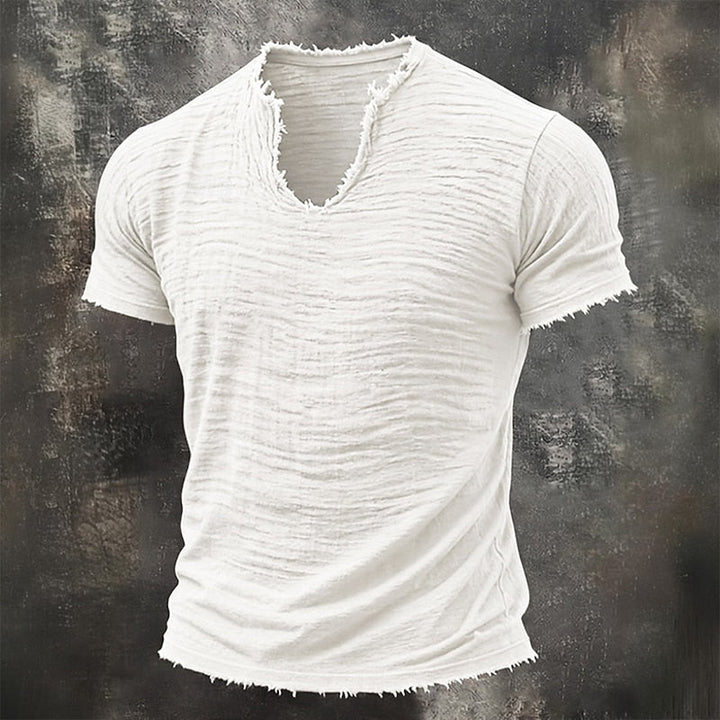 Mason | T-shirt vintage à col V