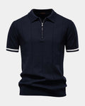 Clark | Polo-Shirt à Zip Strick
