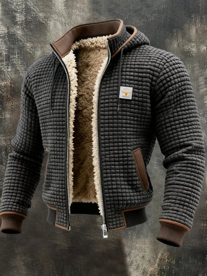 Veste Waffle Doublée Sherpa DONACCI