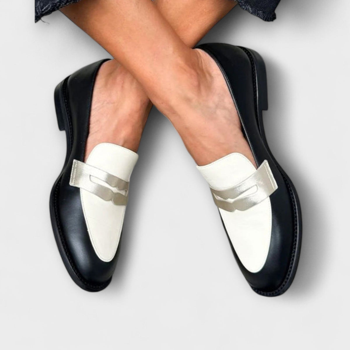 Iris - Élégants mocassins noirs
