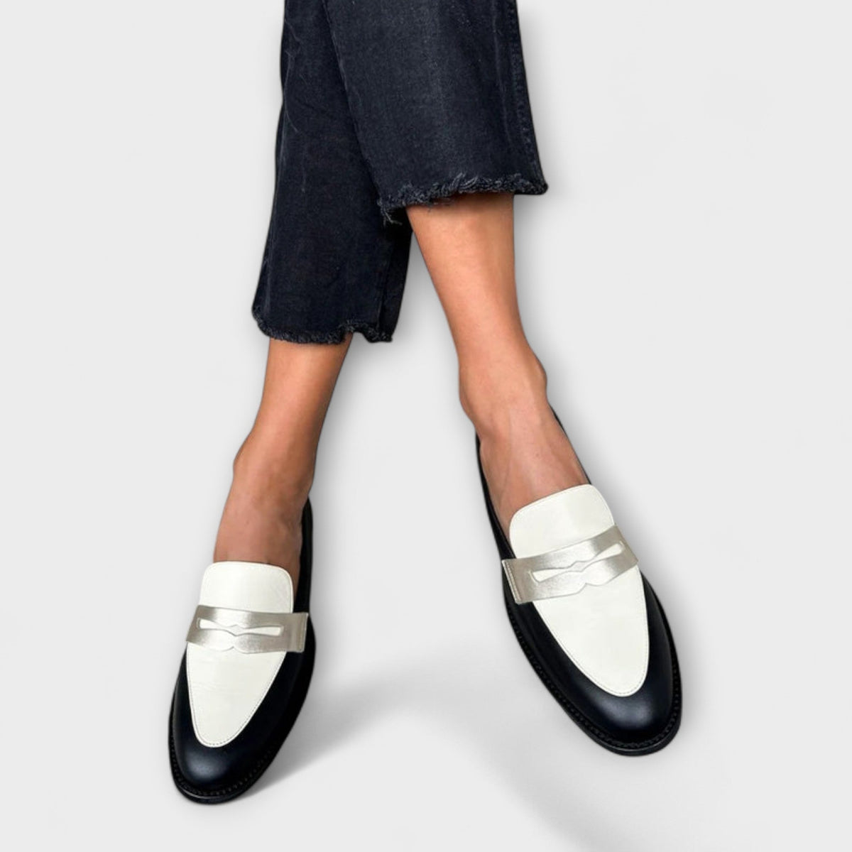 Iris - Élégants mocassins noirs