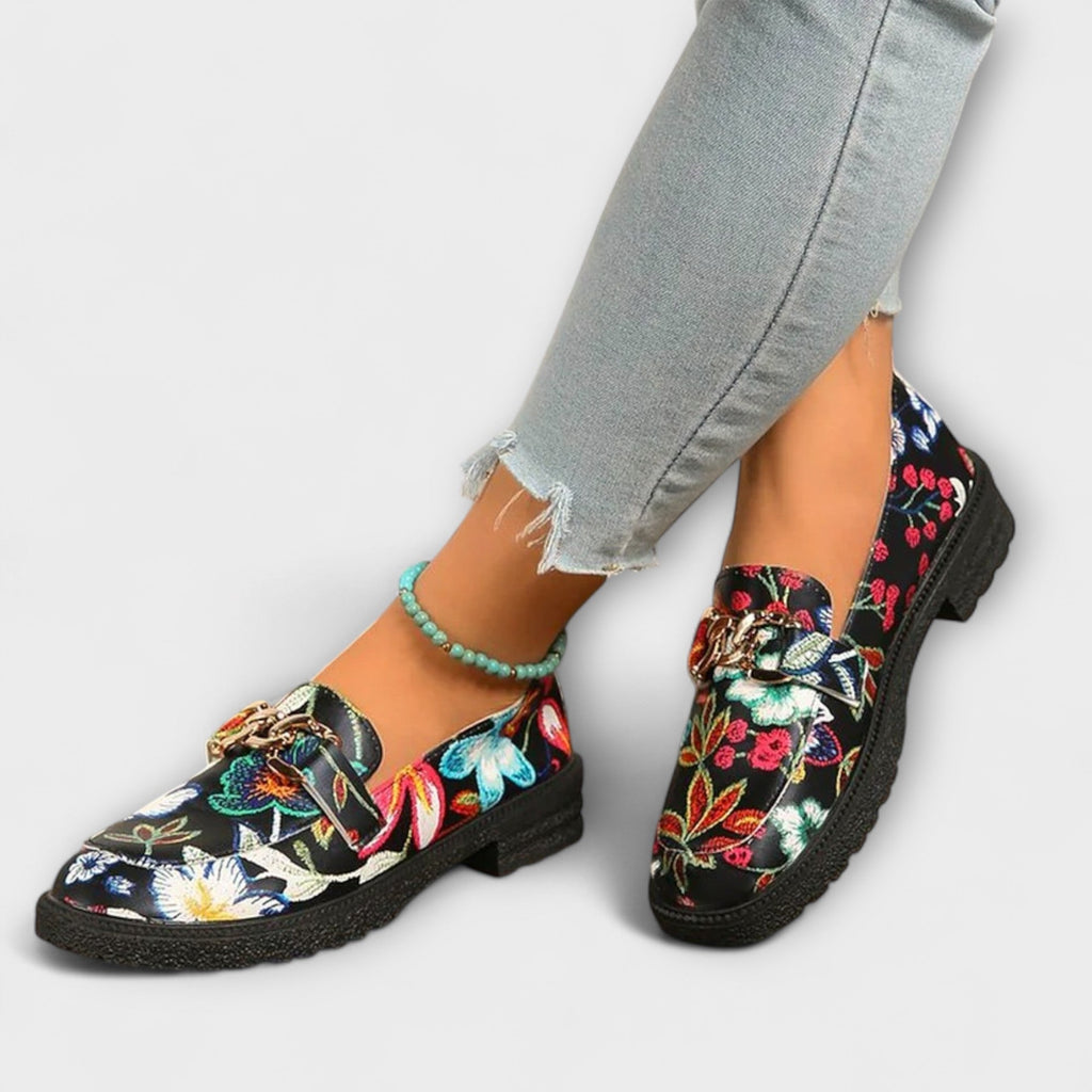 Camille - Pantoufles Multicolores Audacieuses