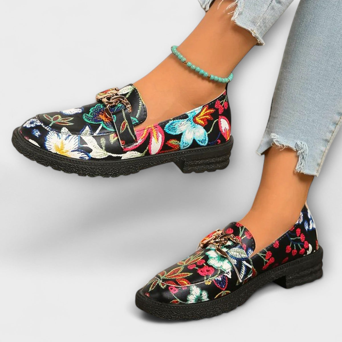 Camille - Pantoufles Multicolores Audacieuses
