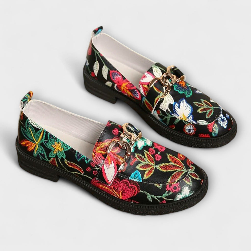 Camille - Pantoufles Multicolores Audacieuses